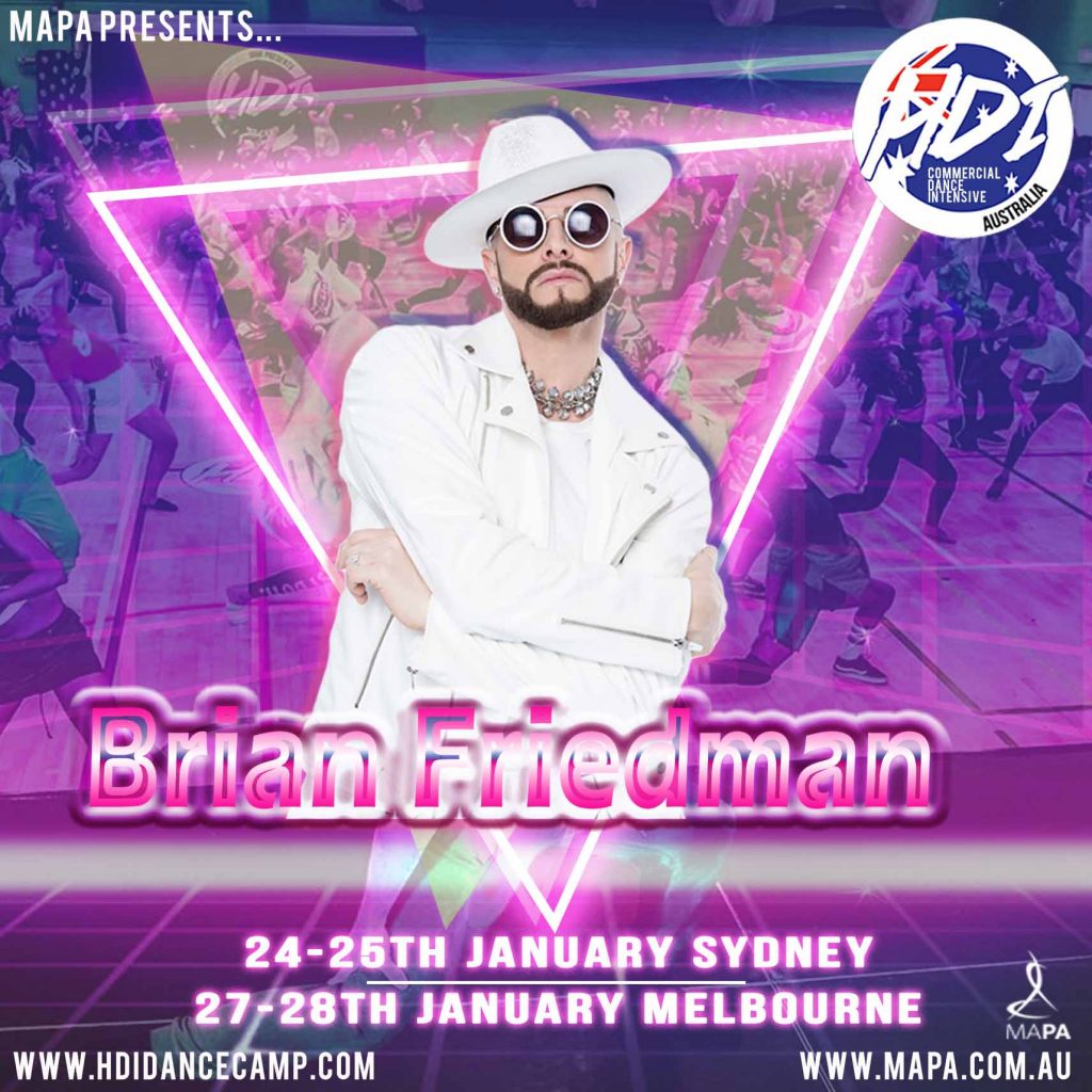 Brian Friedman NEWEST Solo website HDI Choreographer