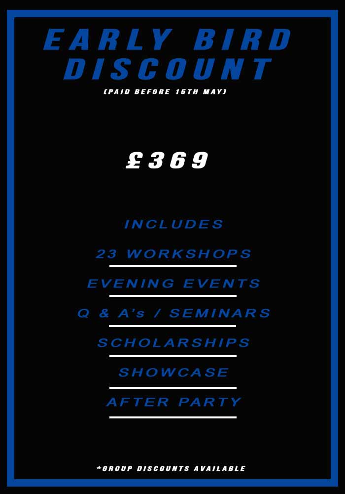 Website early bird price