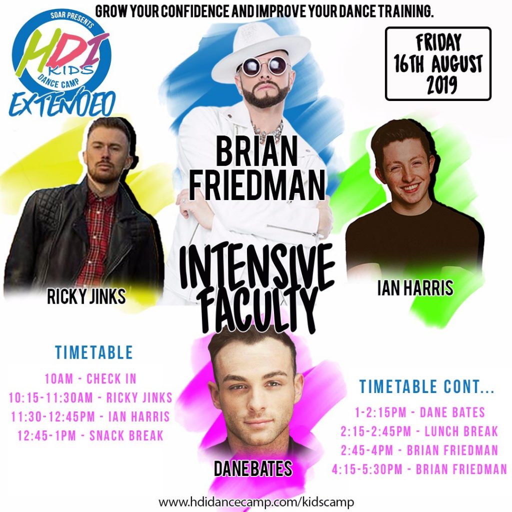 New Kids timetable